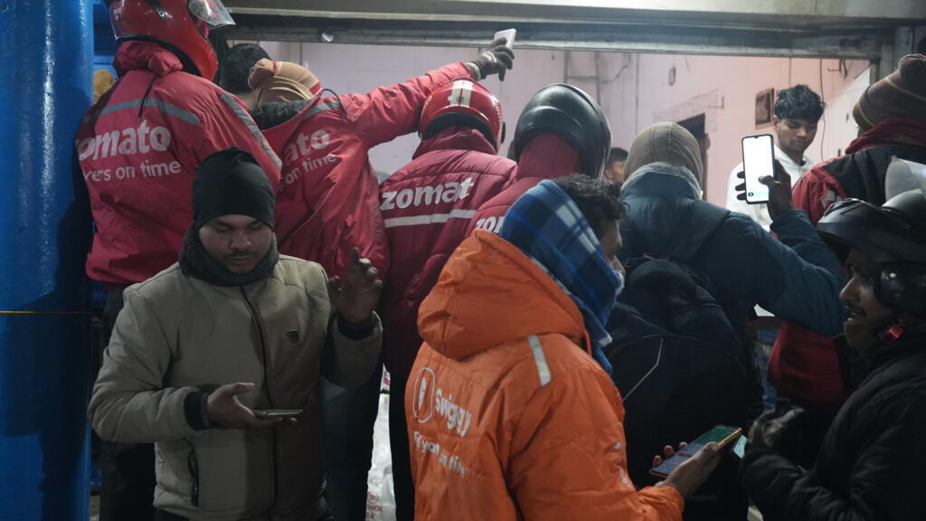 À New Delhi, la grève des livreurs bridée par les faibles gains sociaux de leur mouvement