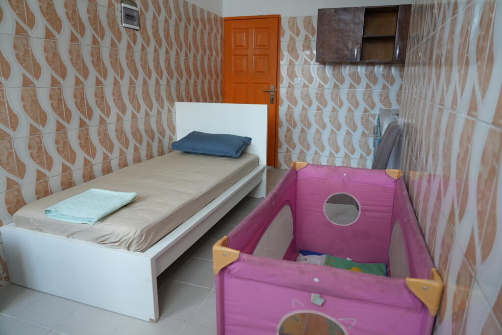 Chambre d'accueil pour mère et enfant