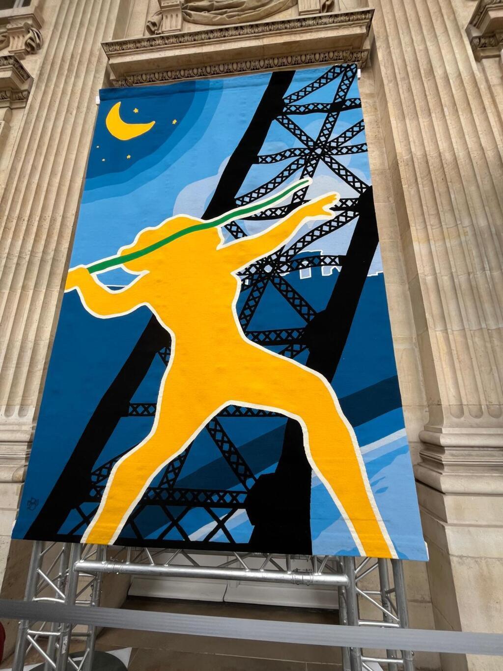 Tapisserie olympique Paris 2024