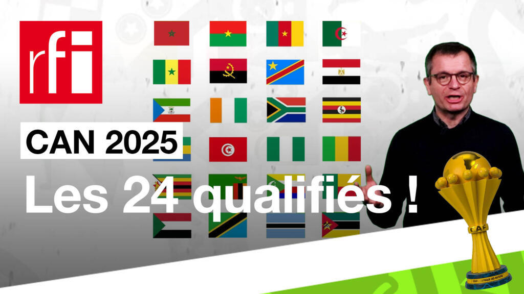 非洲大陆24支足球队赢得前往摩洛哥参赛第35届非洲国家杯（CAN-Coupe d'Afrique des nations）。
Qualifiés CAN 2025 au Maroc / Après le tirage au sort effectué lundi 27 janvier, la Confédération africaine de foot a dévoilé le calendrier officiel des matches de la CAN 2025 qui aura lieu du 21 décembre 2025 au 18 janvier 2026.