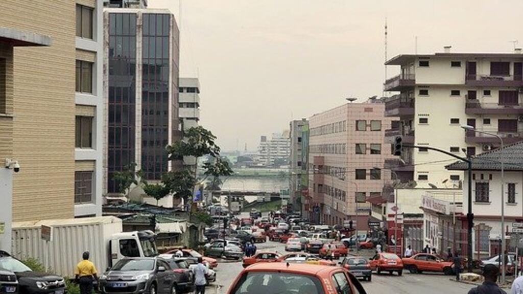 Quartier du Plateau à Abidjan, en Côte d'Ivoire.