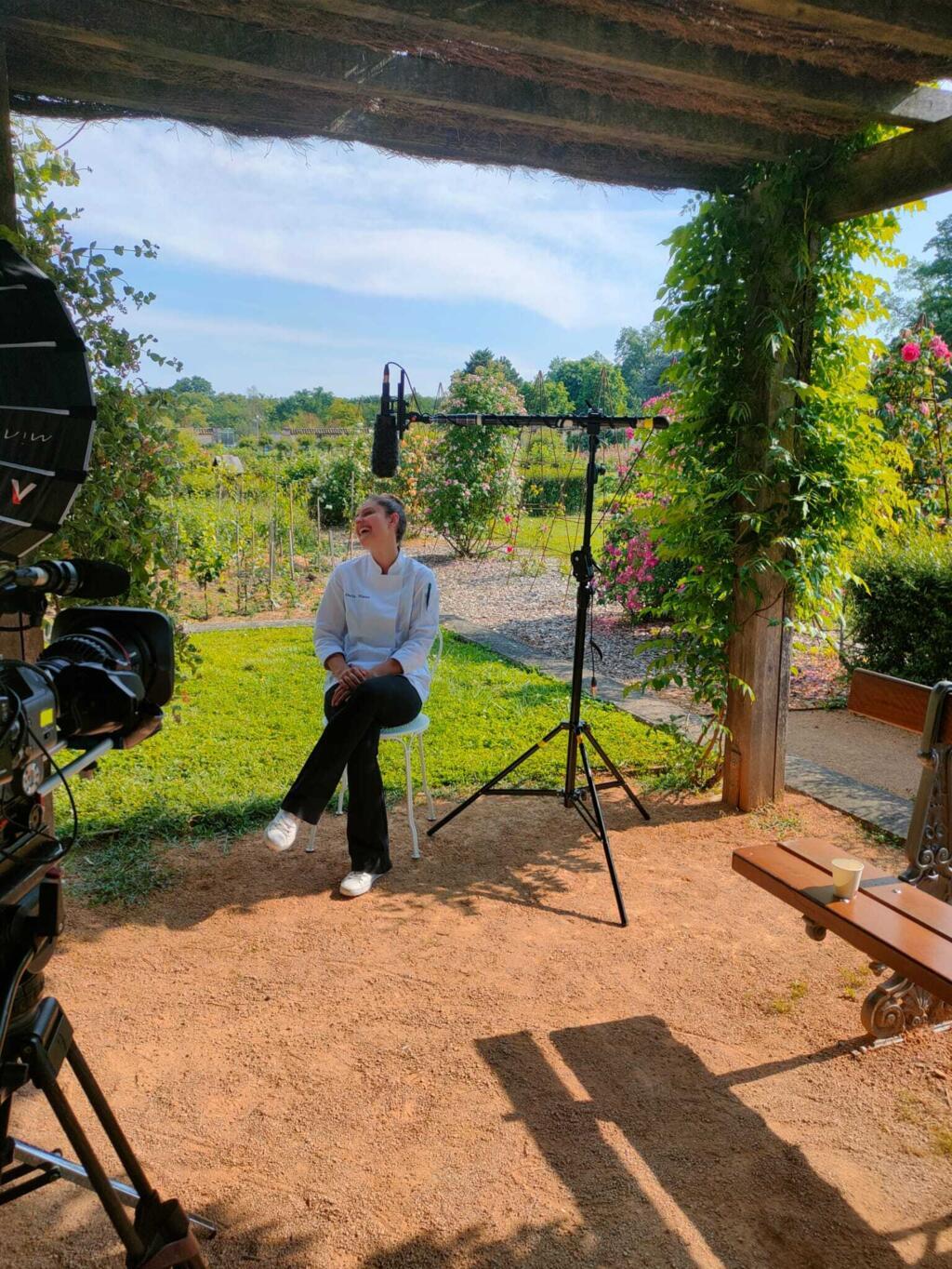 Gravação de programa "Objectif Top Chef", do canal francês M6, com a brasileira Carla Viana