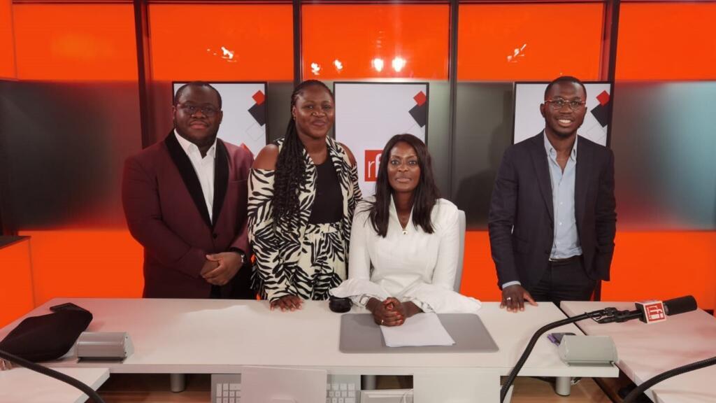 Sophonie, Houda, Diara et Martin.
