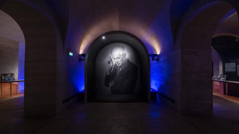 L’exposition a été aménagée dans la crypte du Panthéon.