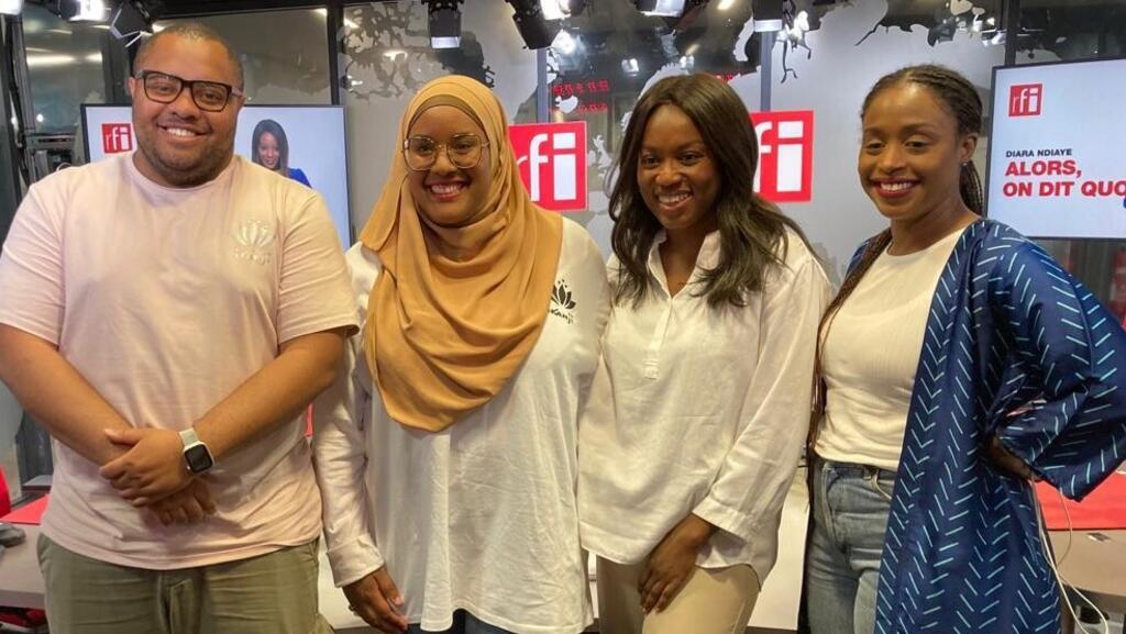 Youssouf, Rasmia, Aminata et Marie.