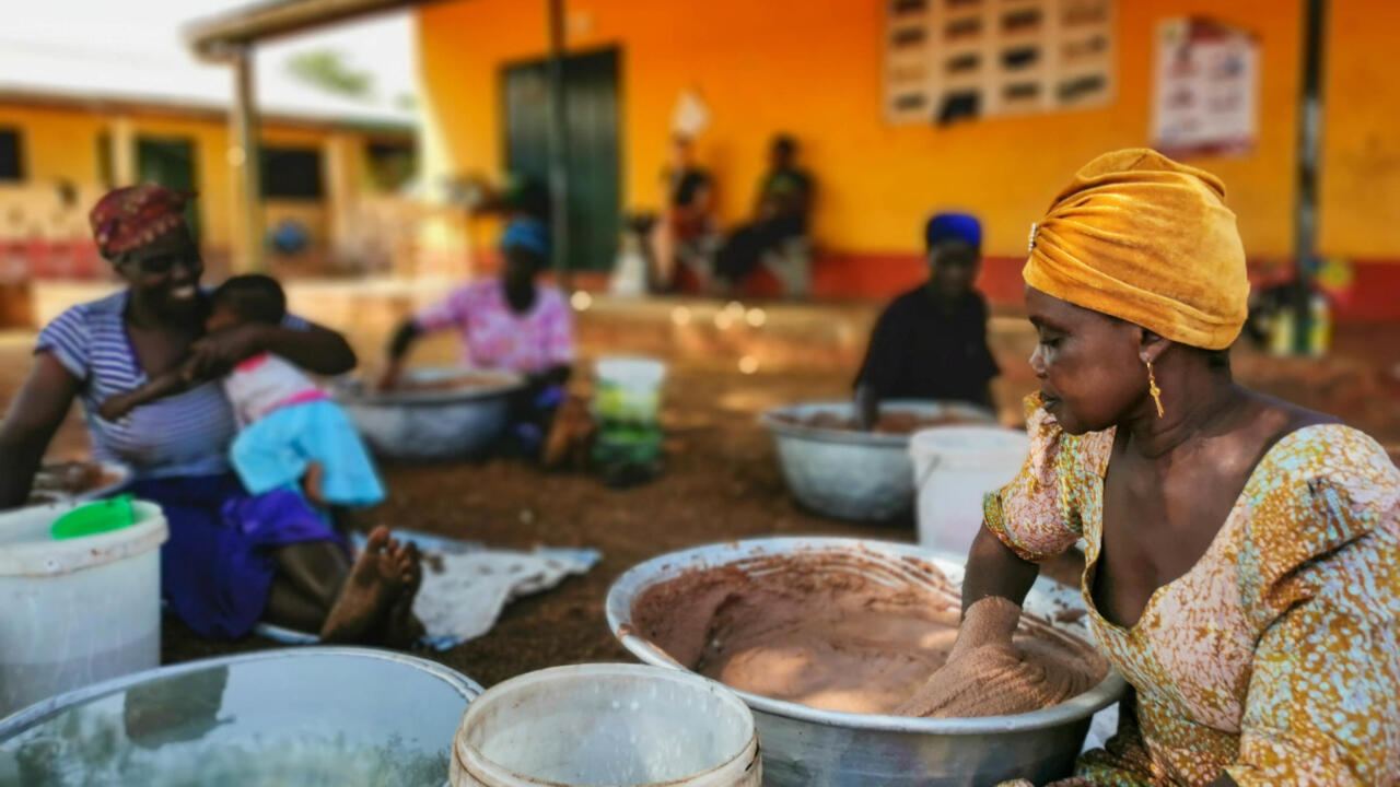 Ghana les productrices de karité en coopératives Reportage Afrique