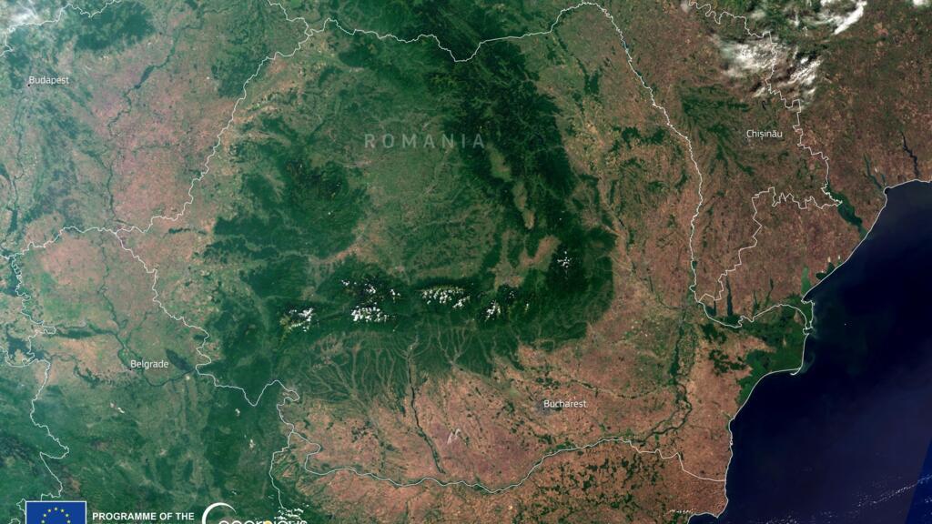 România văzută de Sentinel3 / Copernicus