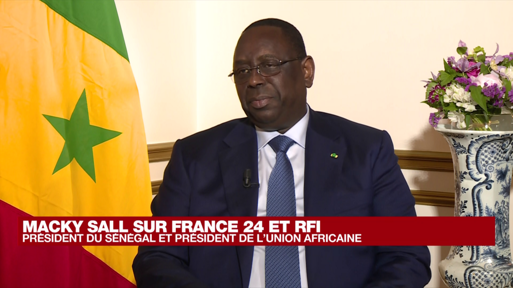 Macky Sall, président du Sénégal, invité de RFI et France 24, le 9 juin 2022.