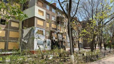 Khu dân cư ở Kramatorsk bị đánh bom, 26/05/2022.