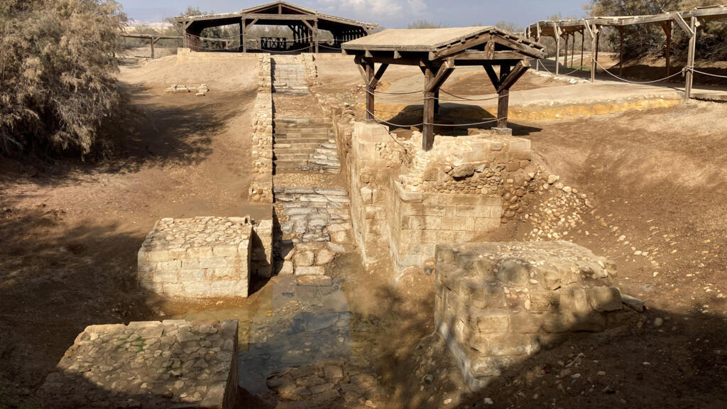 Jordanie : le site de « Béthanie au-delà du Jourdain », le lieu attribué au baptême de Jésus, où des vestiges d’églises ont été mis au jour à la fin des années 1990.