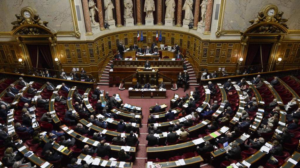 L'hémicycle du Sénat.