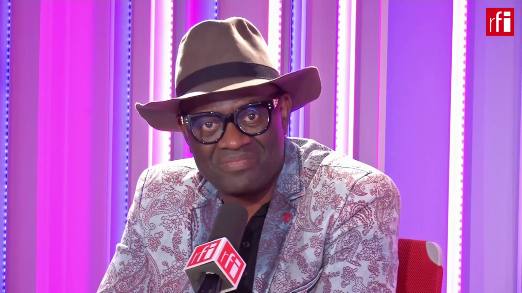 Alain Mabanckou en studio à RFI (Août 2018)