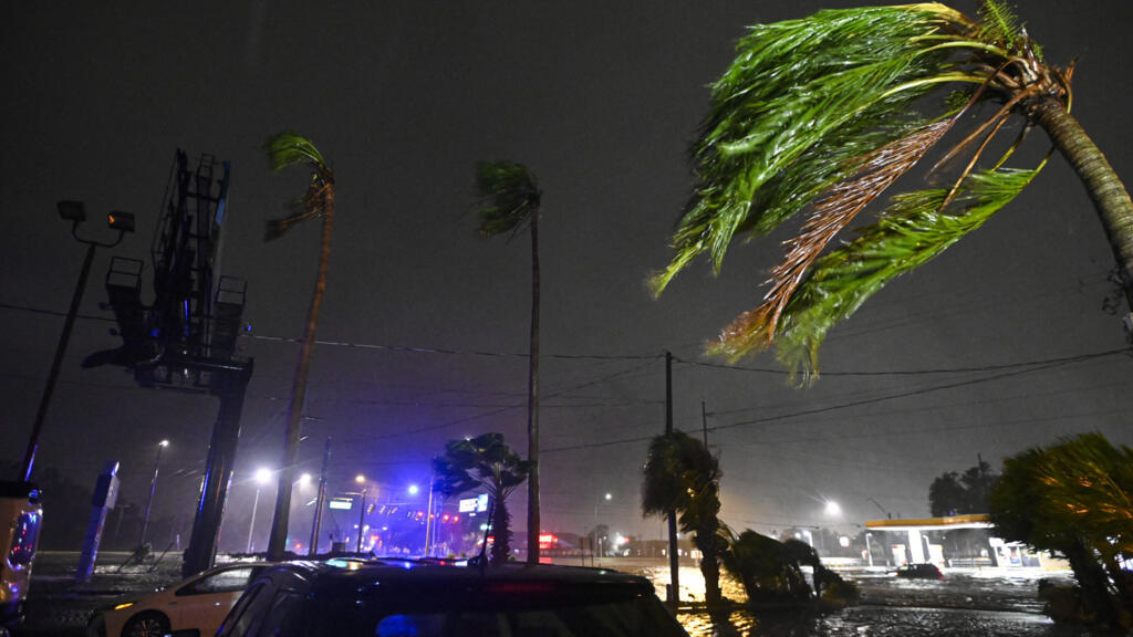 Brandon (Floride) a vécu le passage de l'ouragan Milton, le 9 octobre 2024.