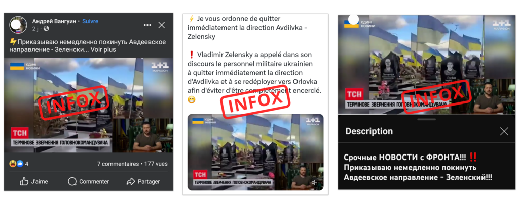 Cette vidéo manipulée a été diffusée sur YouTube, Telegram, Twitter ou encore Facebook.