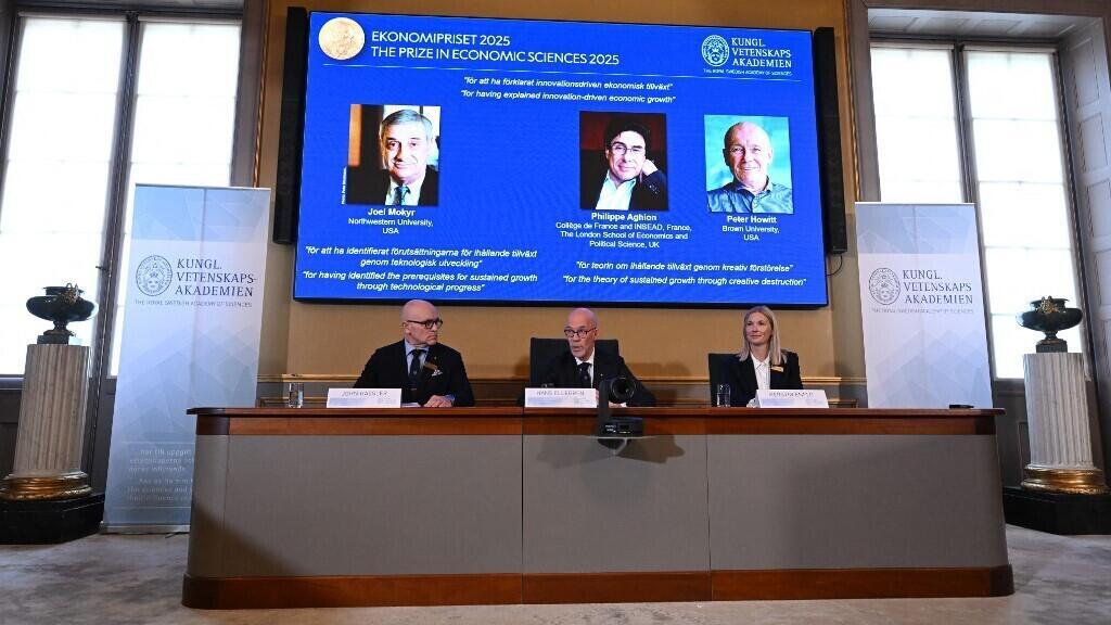 Le prix Nobel d'économie décerné à Joel Mokyr, Philippe Aghion et Peter Howitt