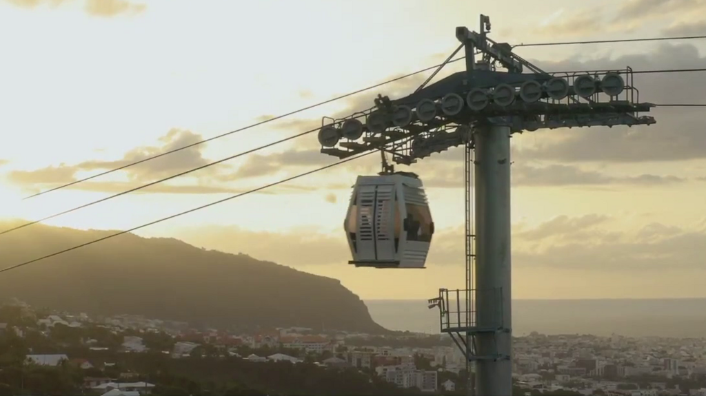 Papang, le téléphérique urbain à Saint-Denis de la Réunion