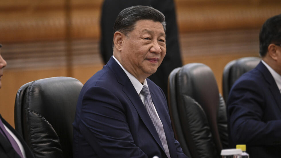 Chủ tịch Trung Quốc Tập Cận Bình tại Đại lễ đường Nhân dân, Bắc Kinh, Trung Quốc, ngày 28/06/2024.