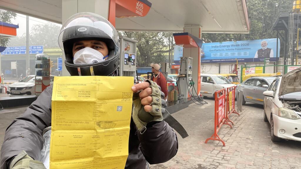 Inde: face à un pic de pollution, New Delhi restreint la circulation de certains véhicules