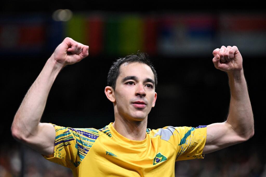 Atual top 3 do mundo no tênis de mesa, Hugo Calderano vive um excelente momento na carreira.