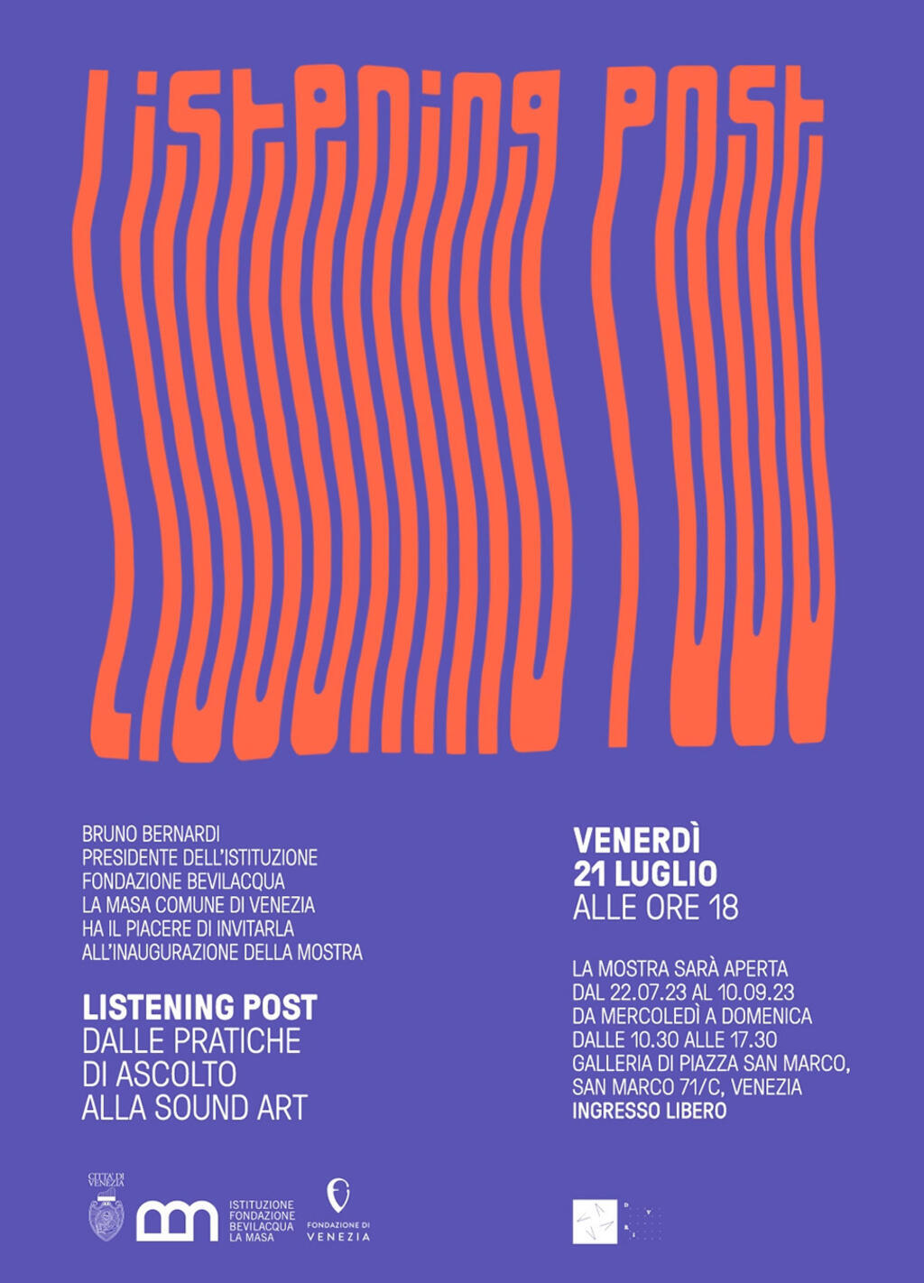Listening Post. Dalle pratiche di ascolto alla sound art