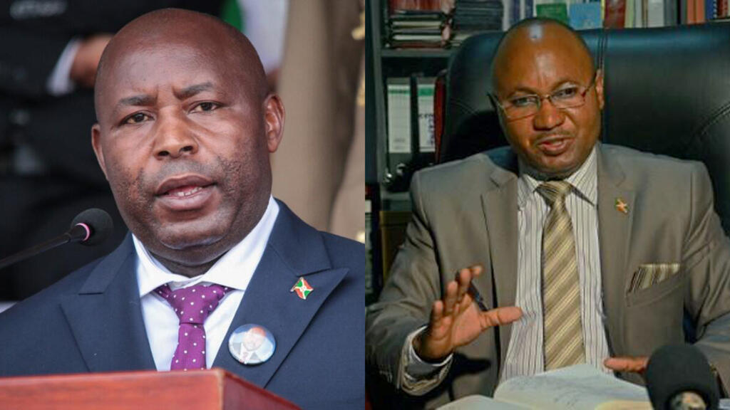 Le président burundais Évariste Ndayishimiye (gauche) s'est séparé de son Premier ministre Alain Guillaume Bunyoni (droite).