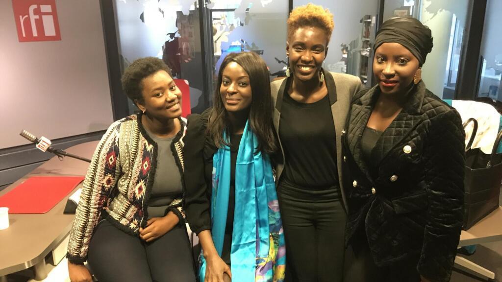 Dieretou Diallo, bloggeuse ; Rokhaya Diallo, journaliste et Charlotte Seck, rédactrice du magazine Amina.
