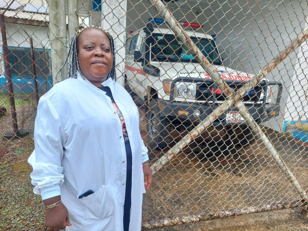 Tenneh Brochius, la responsable du centre de santé de Bensonville.