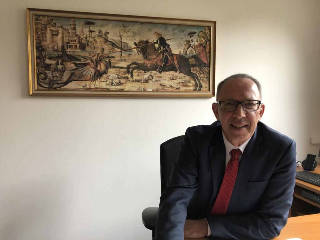Jörg Urban, chef de la CDU en Saxe. « Nous sommes un parti du centre ».