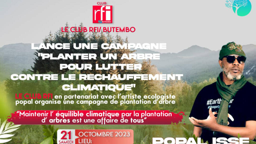 Affiche de la campagne pour planter des arbres.