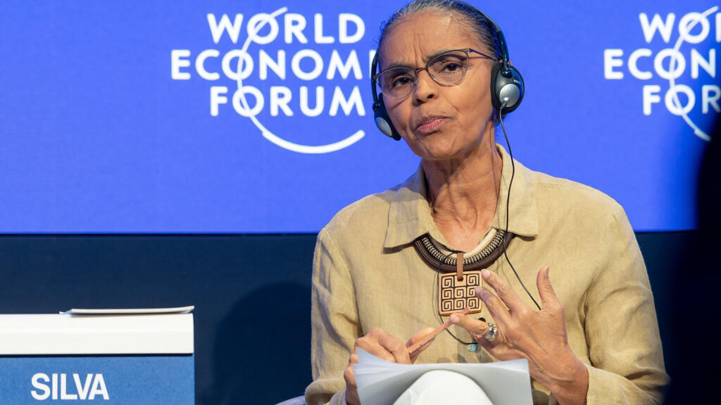 Marina Silva, ministra do Meio Ambiente e Mudança do Clima, mantém agenda intensa de encontros com autoridades no Fórum Econômico de Davos.