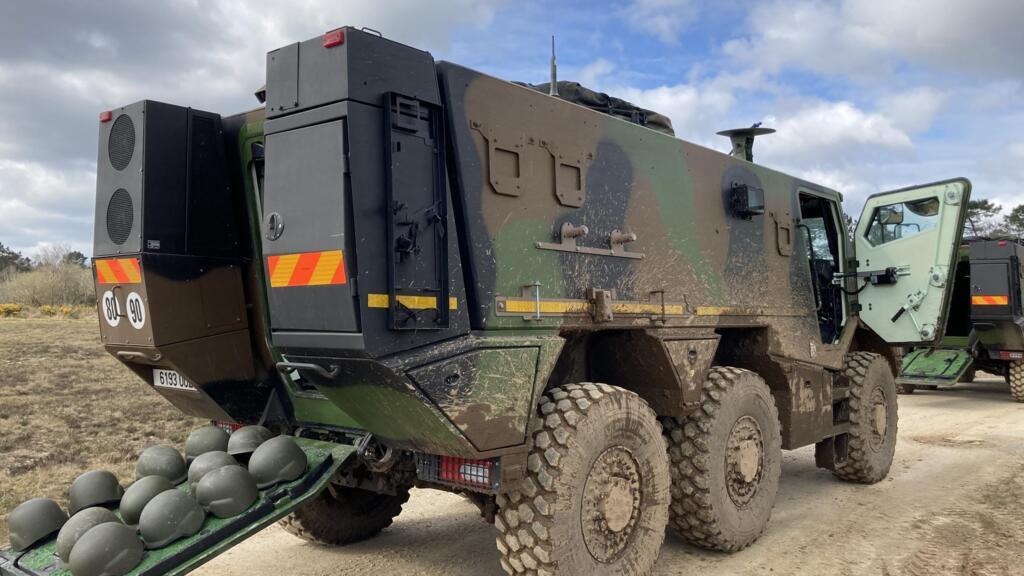 Véhicule Griffon de transport de troupe du 3e RIMA, qui rejoindra l’opération Barkhane à l’automne prochain.