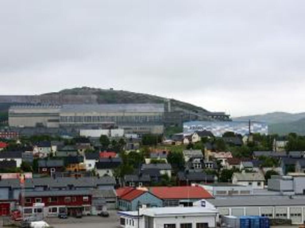 Une vue de la ville de Kirkenes au nord de la Norvège le 10 juin 2013.