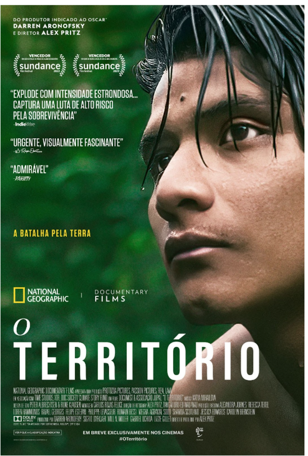 Cartaz do documentário O Território