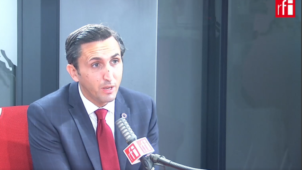 Julien Aubert, à RFI, le 1er juin 2021.