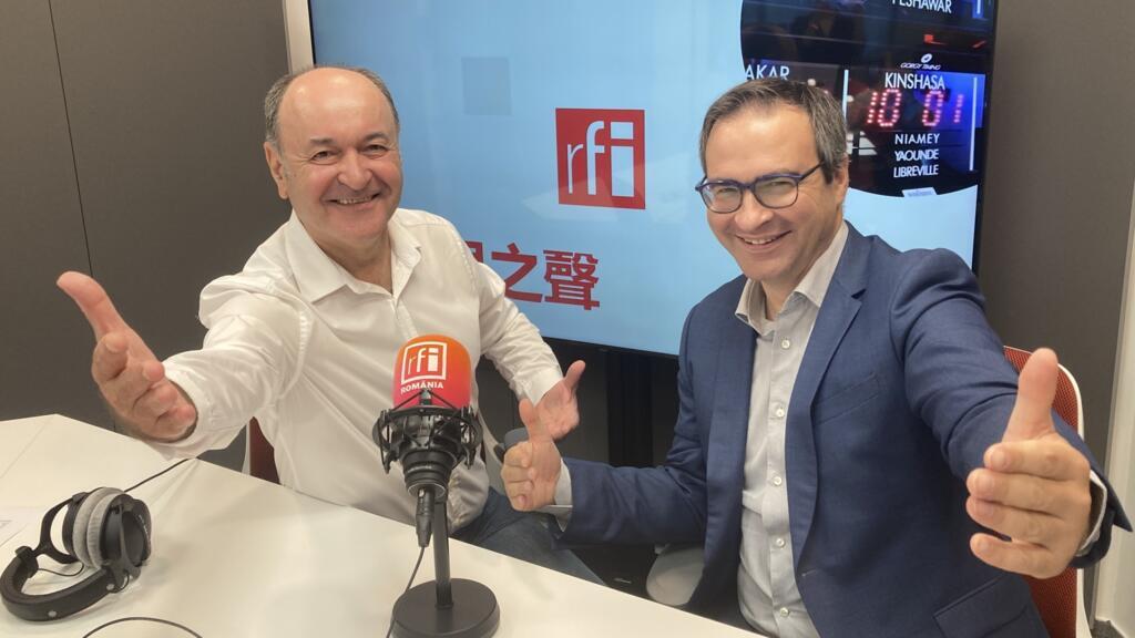 Gilles Ballot (stânga) și Mirel Bran