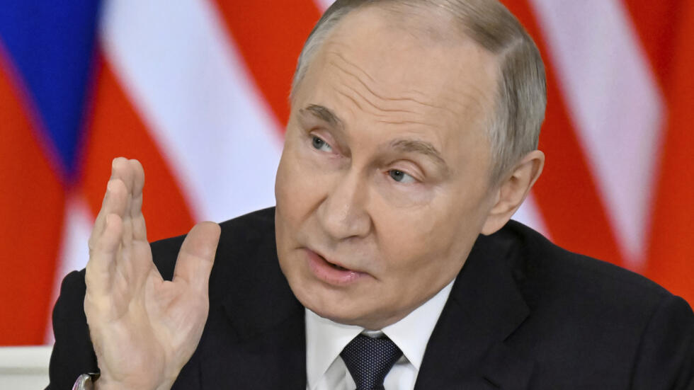 Tổng thống Nga Putin, tại điện Kremlin, Matxcơva, Nga, ngày 14/05/2025.