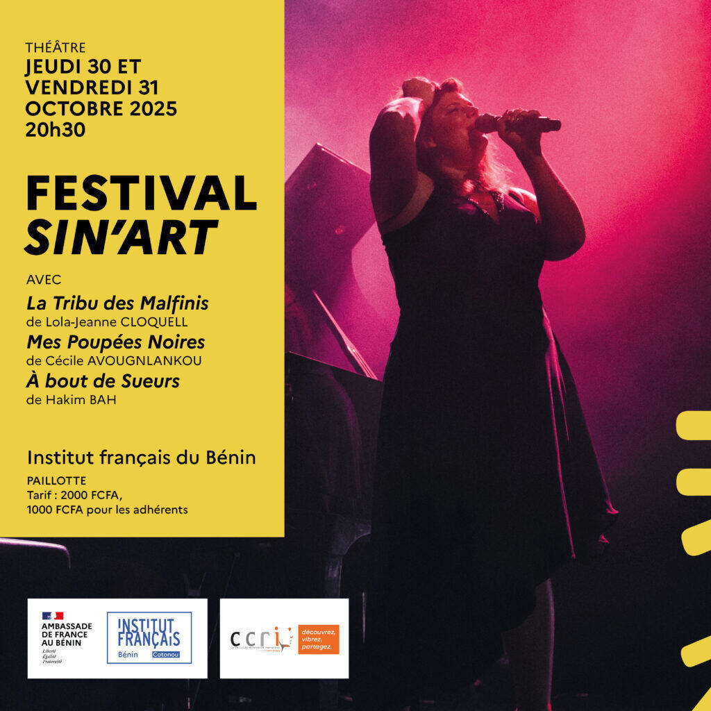 La programmation du festival Sin'art.