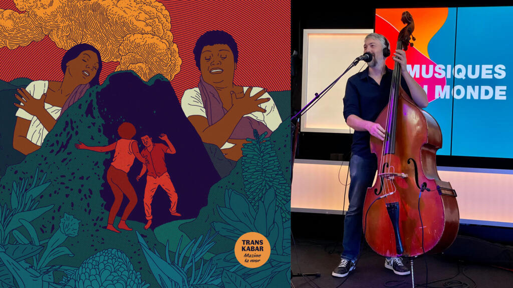 Trans Kabar (Discobole) et Théo Girard à RFI (Laurence Aloir).