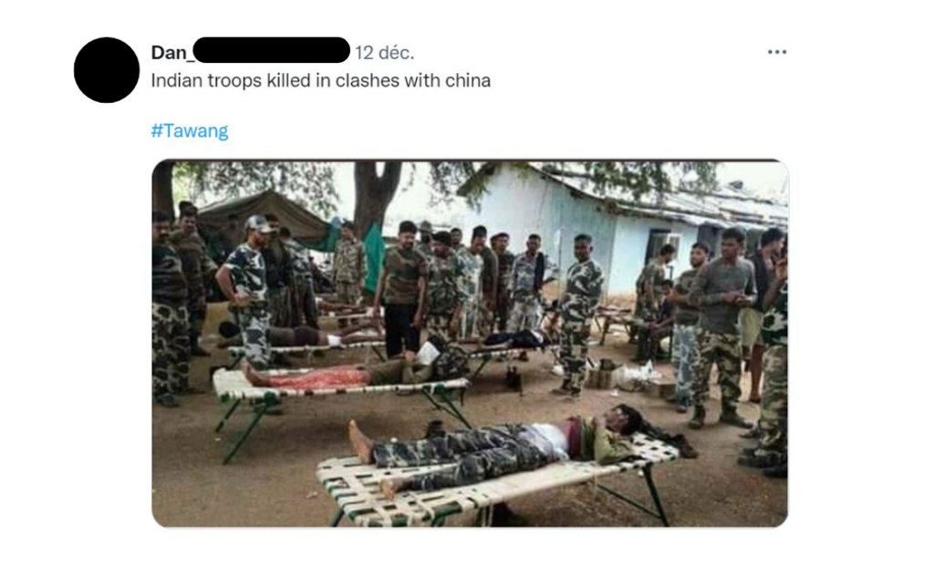 Non, le dernier affrontement entre des soldats indiens et chinois dans l'Himalaya n'a pas provoqué la mort de 300 soldats indiens.