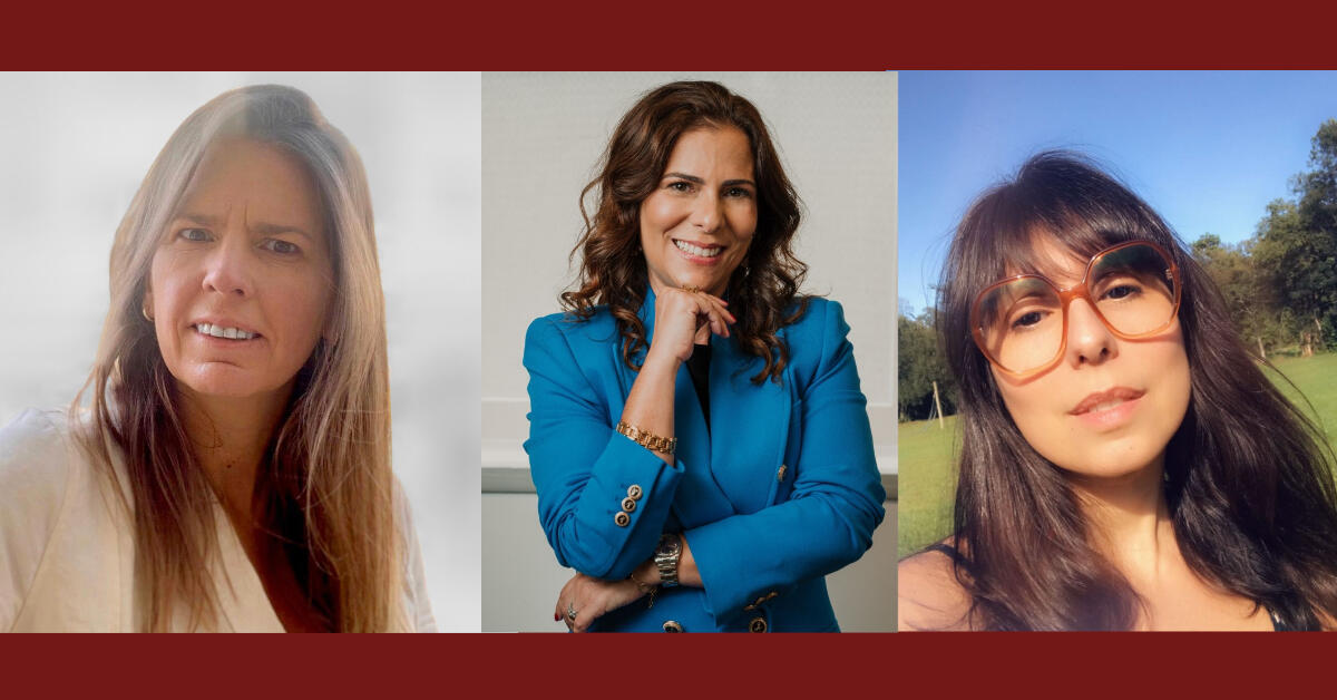 A paulista Bruna Niccolini (e) se mudou para Portugal há seis meses; a advogada Anna Luiza Pereira e a empresária carioca Roberta Bevilacqua, que também vivem em Lisboa, constatam o aumento de brasileiros no país europeu.