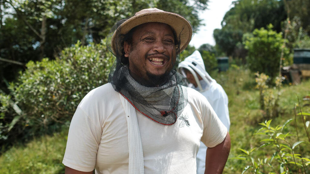 Christian Randrianavosoa, apiculteur, responsable technique de la Compagnie du Miel à Madagascar.