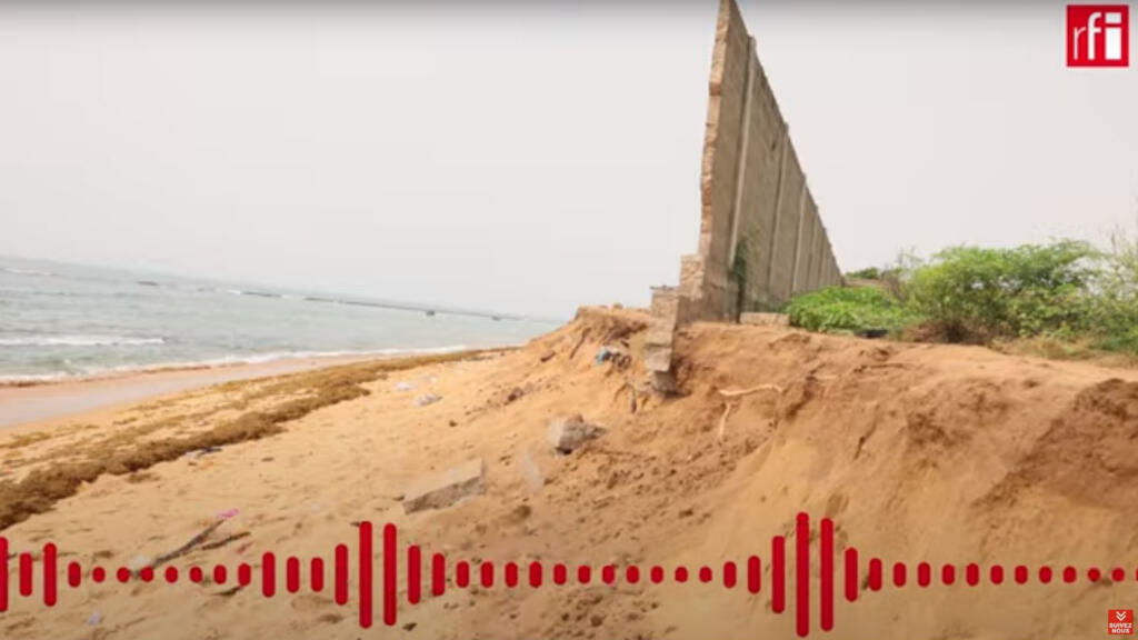 L'érosion gagne du terrain sur les plages togolaises.