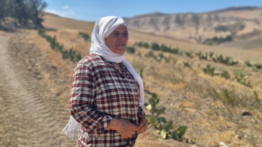 Khadija, agricultrice de 73 ans.