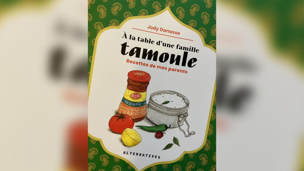 Couverture «À la table d'une famille tamoule» de Selva Jody Danasse, aux éditions Alternatives.