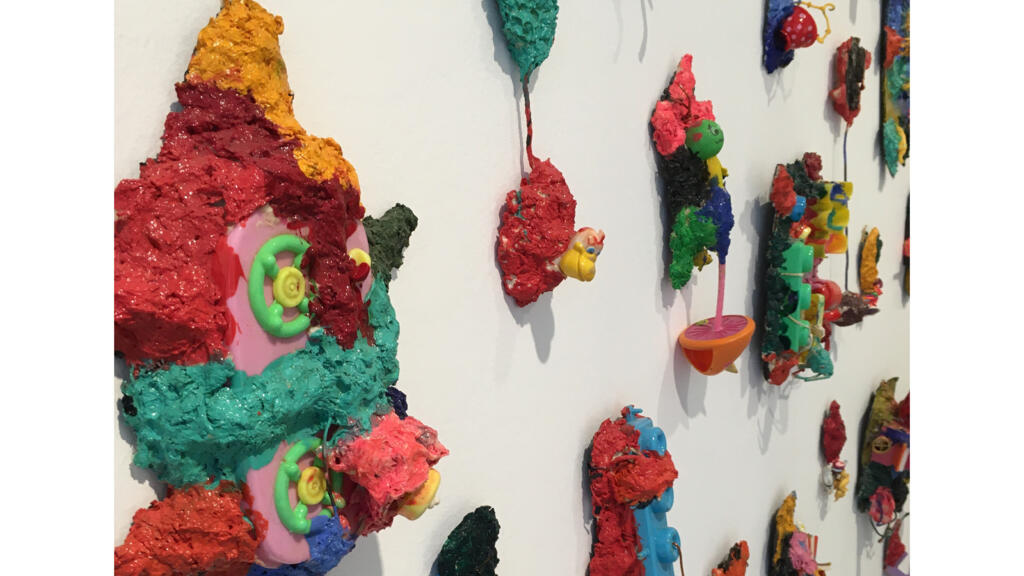 Hassan Sharif, exposition au Musée d'art moderne et contemporain de Saint-Etienne.
