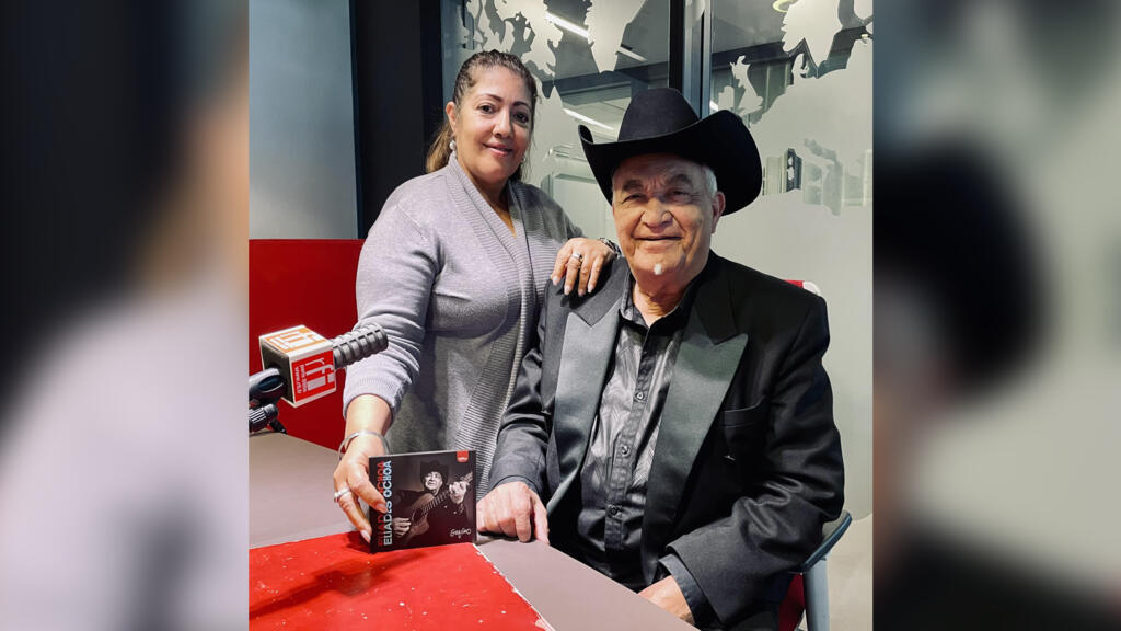Eliades Ochoa et Grisel Sande à RFI.