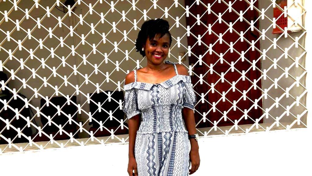 L'actrice Leonica Pierre Maintus.