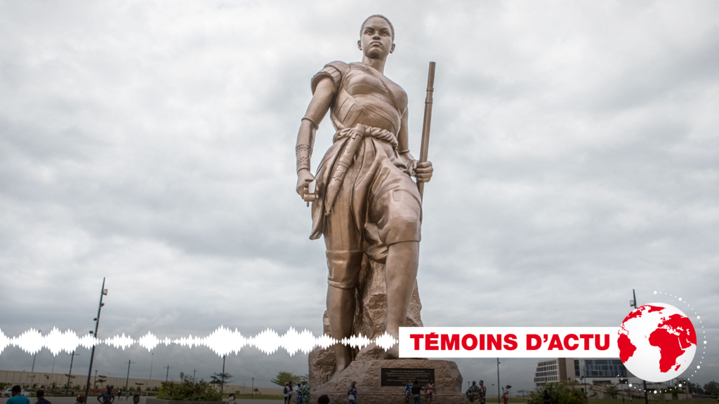 Symbole de l'identité nationale béninoise, la statue représentant une Amazone a été inaugurée le 30 juillet, dans le centre de Cotonou.