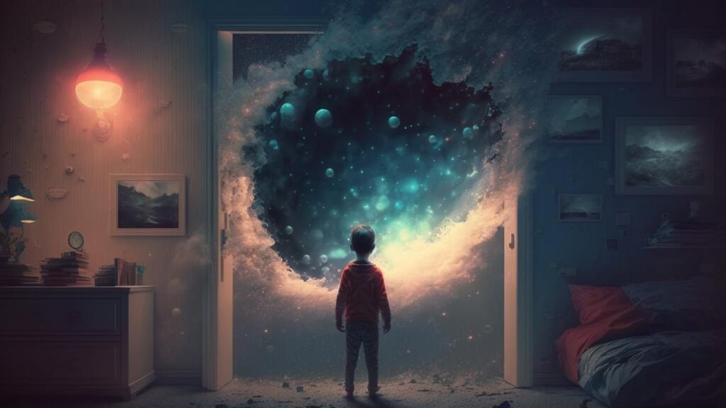 Uma obra criada por um app de Inteligência Artificial. Foto de ilustração.