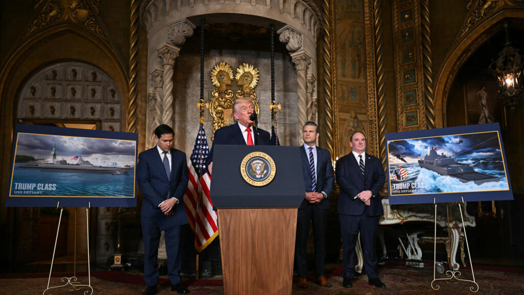 États-Unis: Donald Trump annonce une nouvelle classe de navires de guerre portant son nom
